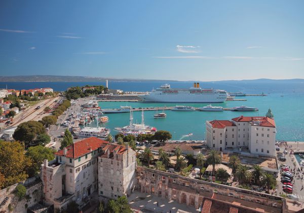 شهر و بندر در دریای مدیترانه تقسیم کرواسی