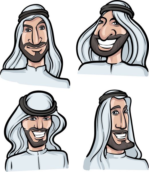 مردان عرب خندان fs