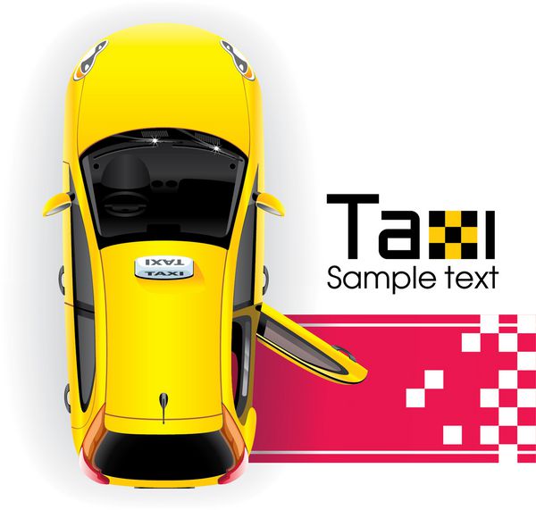 تاکسی زرد با در باز یک شخص بسیار مهم روی فرش قرمز خواهد داشت