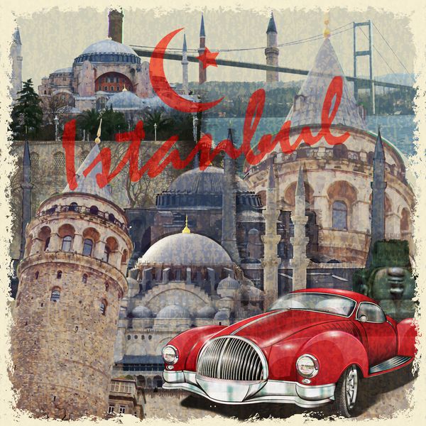 پوستر قدیمی استانبول