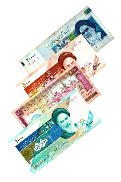 اسکناس های مختلف ارز ایران
