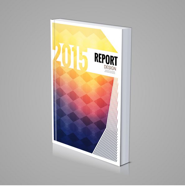پس زمینه طراحی کسب و کار جلد مجله گزارش اشکال هندسی شش ضلعی اطلاعات گرافیکی وکتور 3 بعدی