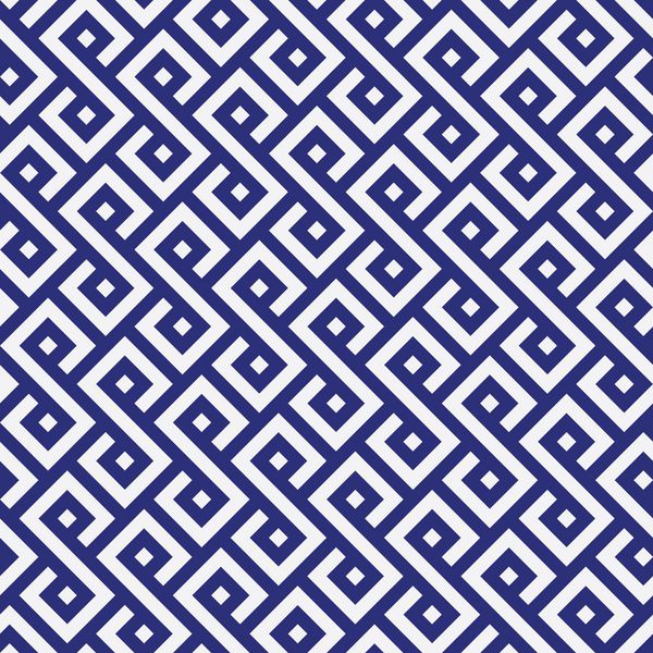 وکتور الگوی قومی مربعی مربعی آبی و سفید نیلی چینی بدون درز