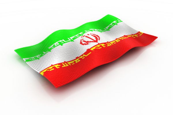 پرچم ایران از مکعب تشکیل شده است