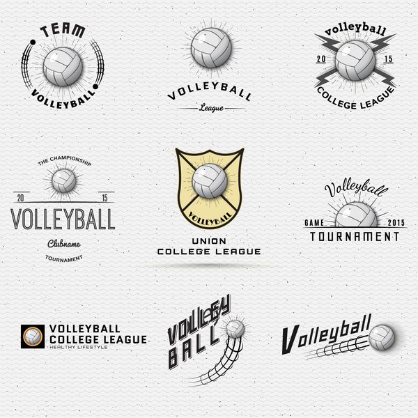 نشان‌ها و برچسب‌های والیبال را می‌توان برای طراحی ارائه بروشور بروشور چاپ تجهیزات ورزشی هویت سازمانی فروش استفاده کرد
