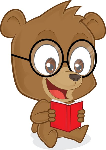 خرس خواندن کتاب