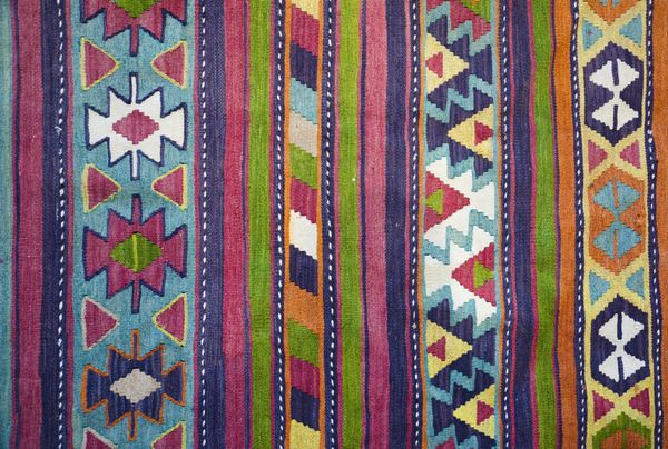 گلیم سنتی فرش دستباف ترکی