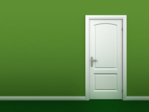 دری در دیوار سبز