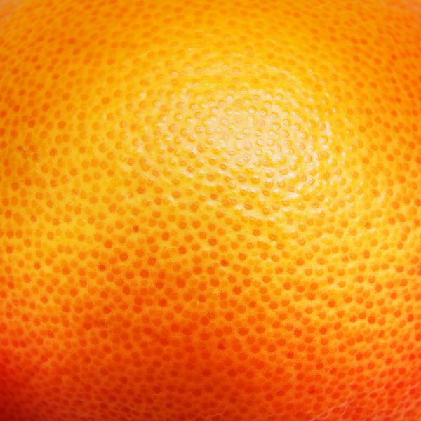 نمای نزدیک از بافت گریپ فروت یا پرتقال