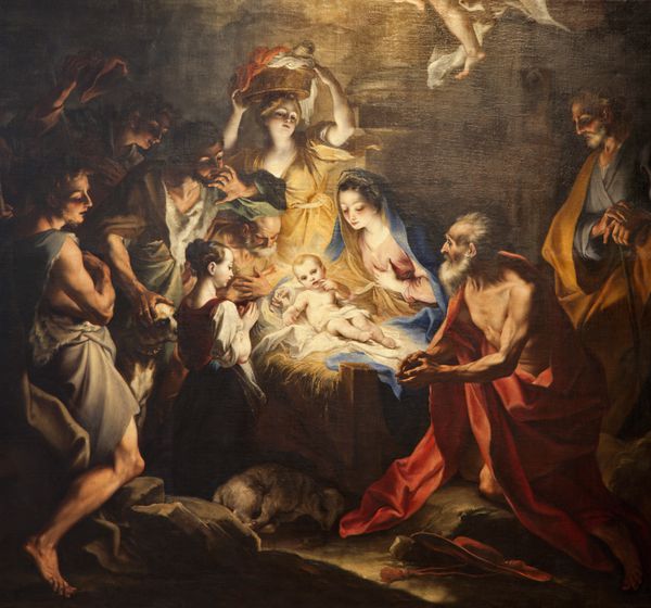 تولد عیسی - نقاشی از کلیسای میلان
