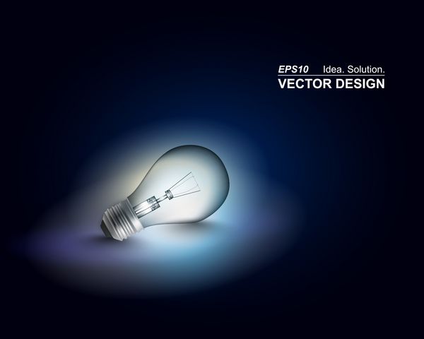 طراحی لامپ دیجیتال مفهومی مدرن