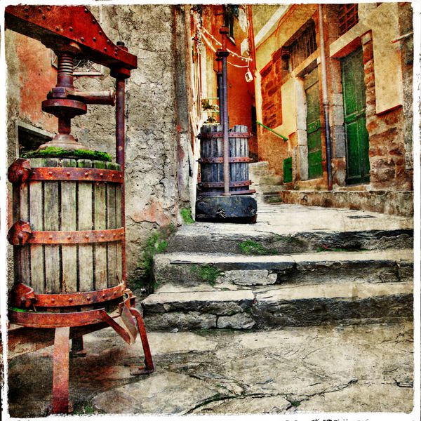 خیابان های قدیمی روستاهای ایتالیایی