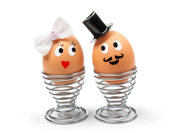 دو تخم مرغ شاد خنده دار - داماد و عروس