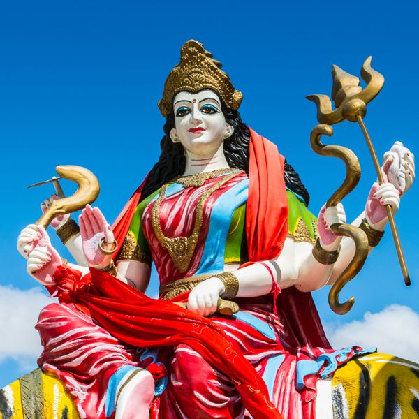 مجسمه خدای هند در سورینام آمریکای جنوبی