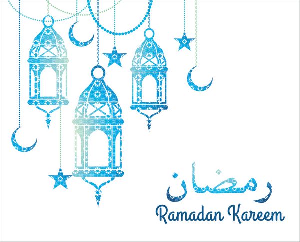 پس زمینه ماه رمضان با رمضان کریم