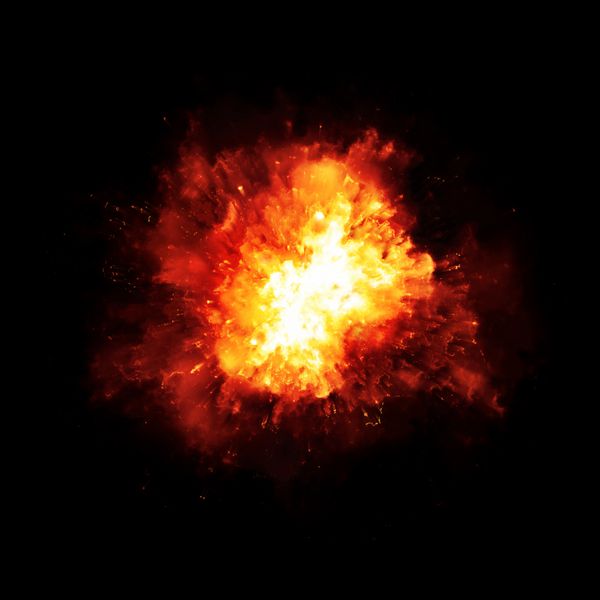 تصویری از یک انفجار آتش سوزی خوب
