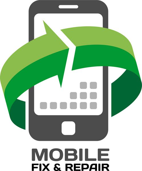 الگوی لوگو خدمات و تعمیر دستگاه های تلفن همراه