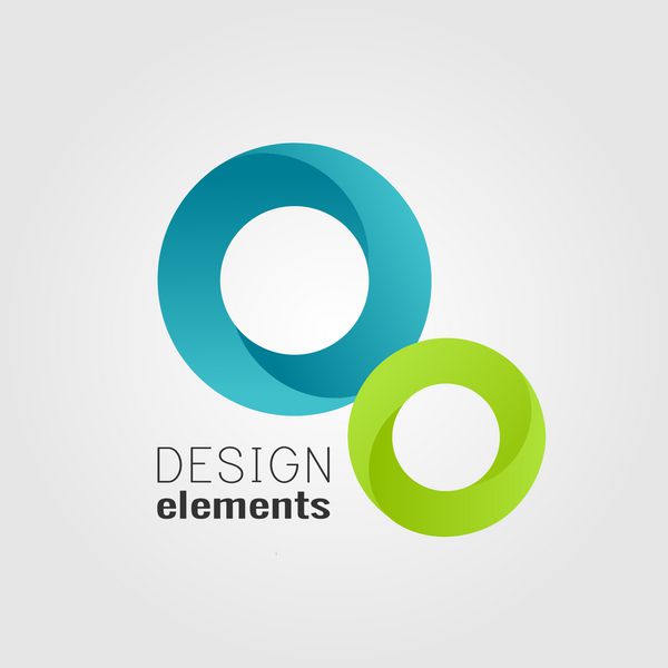 عناصر طراحی دایره های انتزاعی