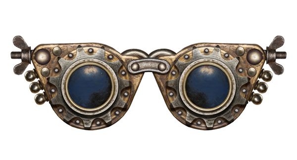 عینک بخار کلاژ فلزی