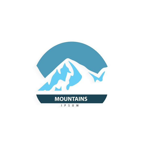 طراحی لوگوی کوهستان الگوی لوگوی سفر گردشگری مفهوم کسب و کار مد روز وکتور