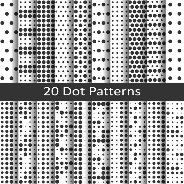 مجموعه ای از بیست الگوی نقطه