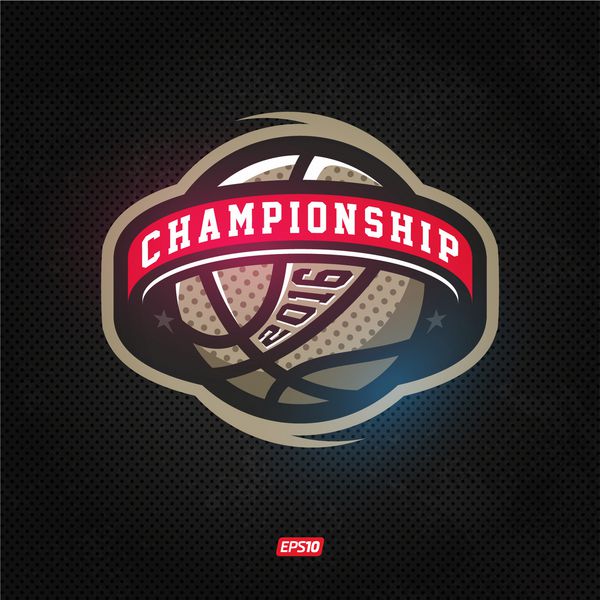 لوگوی حرفه ای مدرن برای رویدادهای بازی بسکتبال