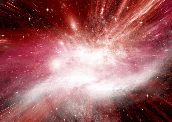 ستاره ها غبار و سحابی گاز در یک کهکشان دور عناصر این تصویر ارائه شده توسط ناسا