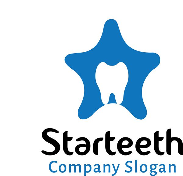 تصویر طراحی دندان ستاره ای