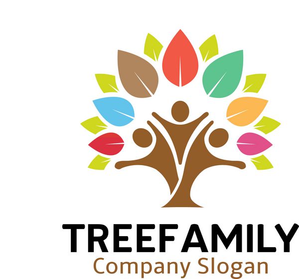 تصویر طراحی خانواده درختی