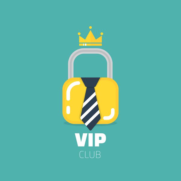 لوگوی باشگاه vip به سبک تخت بنر فقط اعضا