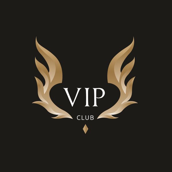 لوگوی باشگاه vip لوگوی بال الگوی وکتور لوگو
