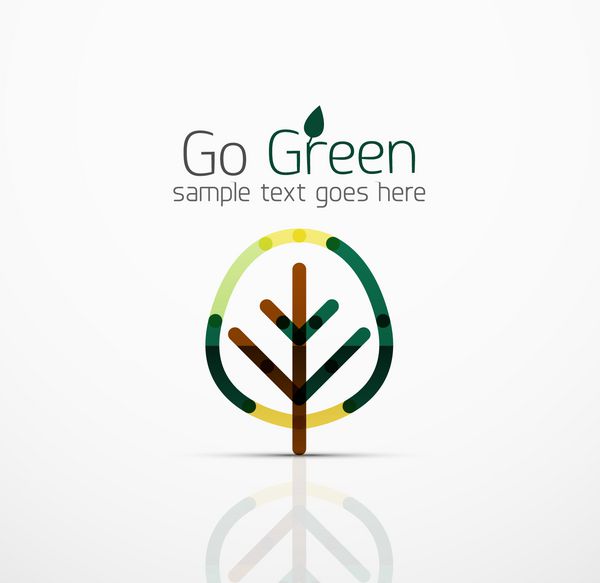 ایده لوگوی انتزاعی وکتور برگ اکو گیاه طبیعت نماد تجاری مفهوم سبز الگوی طراحی لوگو تایپ خلاقانه