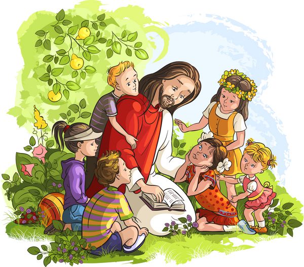 عیسی با بچه ها