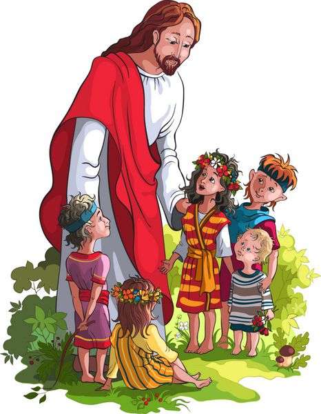 عیسی با بچه ها