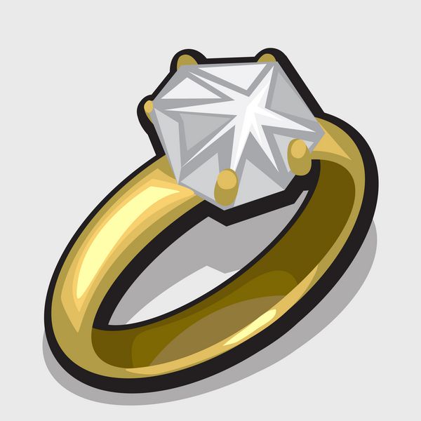 انگشتر الماس طلا نماد عشق و عاشقی