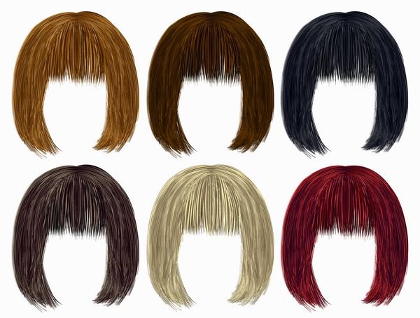 ست مو رنگ های مختلف kare fring