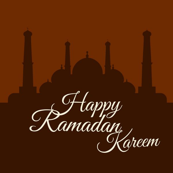 کریم مبارک رمضان تصویر وکتور پس زمینه تبریک