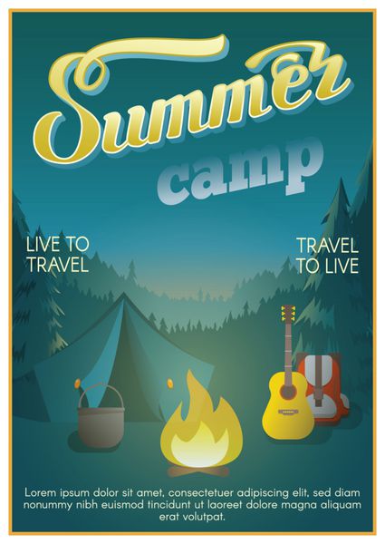 پوستر اردوی تابستانی