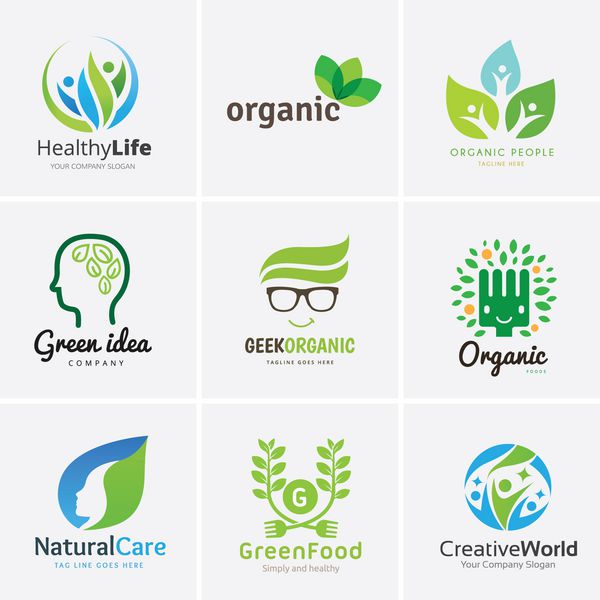 مجموعه لوگو مجموعه لوگو مجموعه لوگوی خلاق ایده بچه ها لوگوی بازاریابی لوگوی آموزش لوگوی سبز و محیط زیست آرم مردم لوگوی نیلوفر آبی