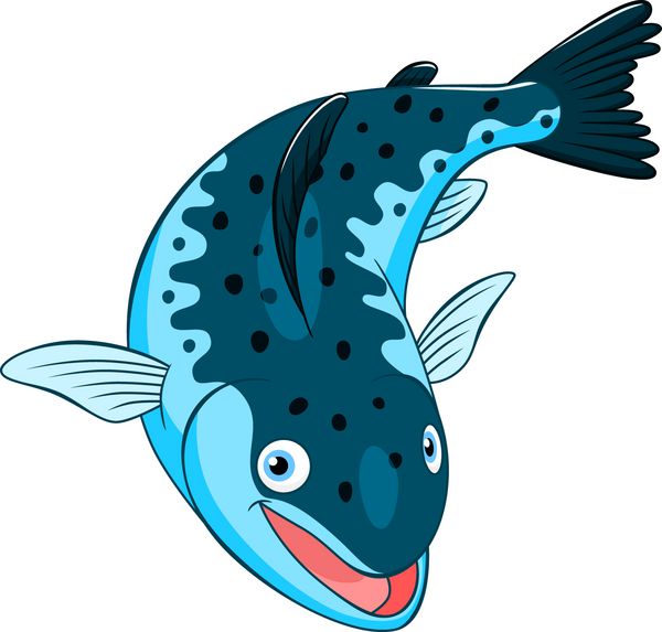 ماهی قزل آلا کارتونی