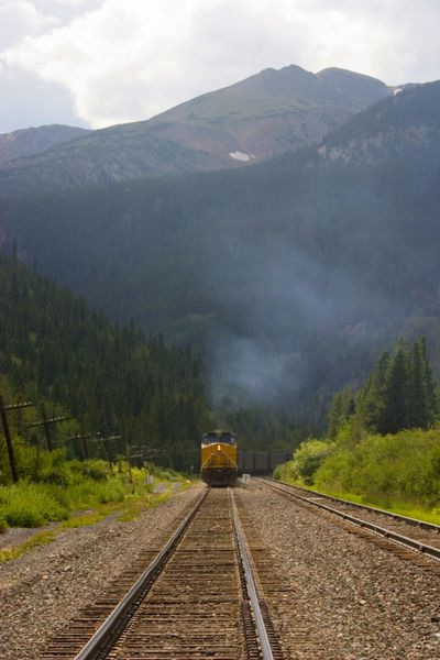 قطار زغال سنگ کوهستانی