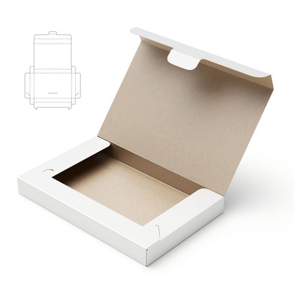جعبه بسته بندی با طرح خط قالب