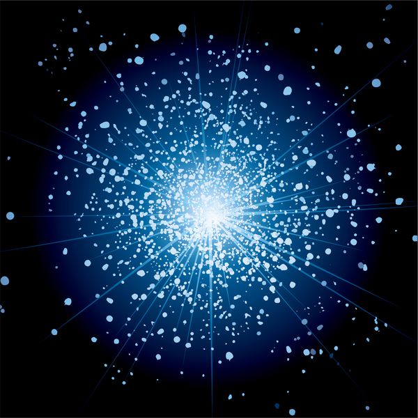تصویر انتزاعی از انفجار کهکشان پس‌زمینه انفجاری پس‌زمینه برداری