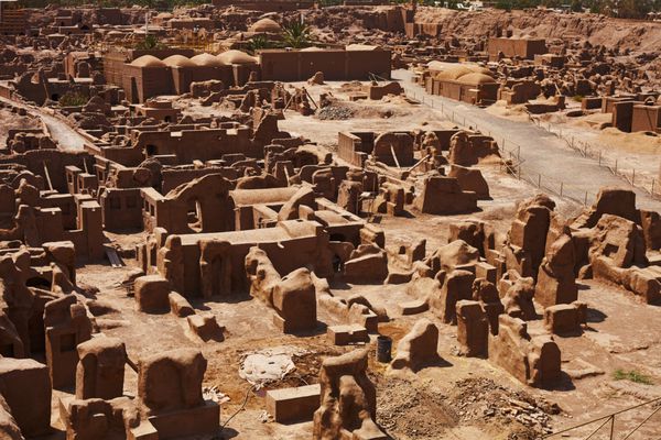 خرابه های باستانی ارگ ایرانی اسلامی در بم ایران