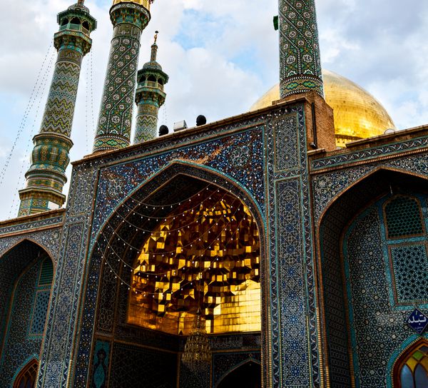 مناره مسجد عتیقه قدیمی معماری ایرانی
