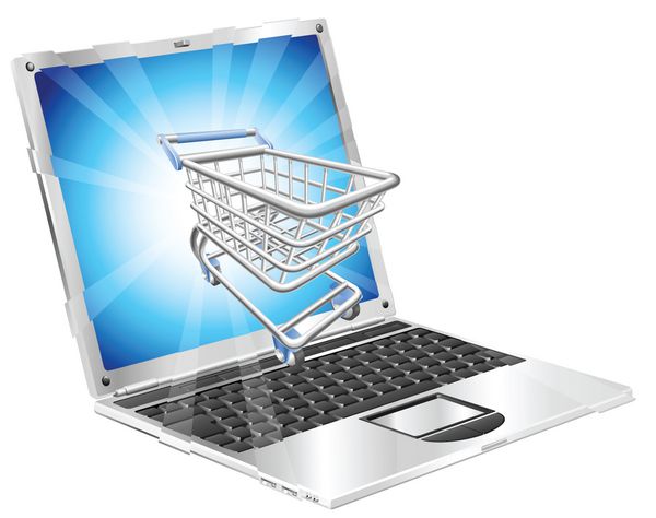 مفهوم خرید اینترنتی لپ تاپ