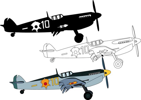 هواپیمای جنگنده پروانه ای از جنگ جهانی دوم