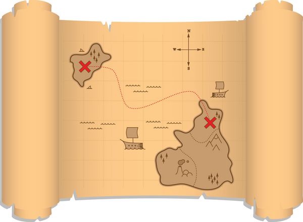 تصویر دقیق نقشه دزدان دریایی
