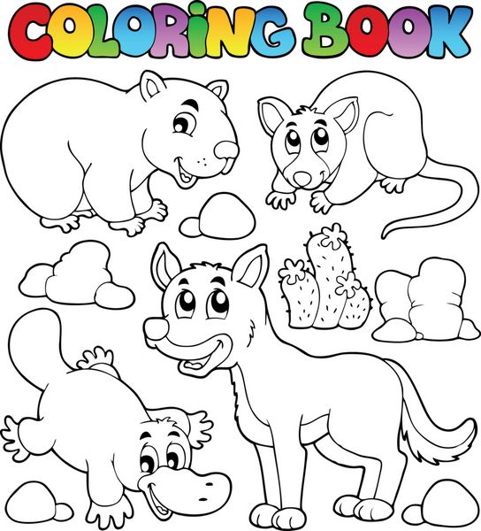 کتاب رنگ آمیزی جانوران استرالیا 1