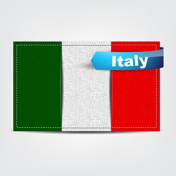 بافت پارچه پرچم ایتالیا